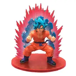 O mais recente Dragon Ball Z Goku Super Saiyan loucura arroz DBZ Вегета из ПВХ personagem de аниме 19 см