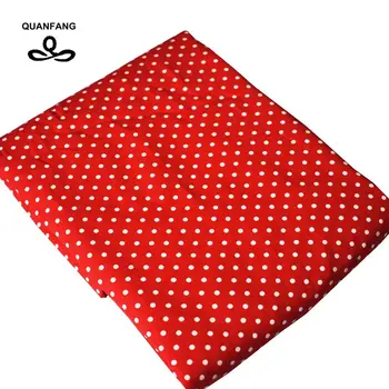 

QUANFANG cotton poplin fabric stitching stitching doll single skirt dress material paper towel 50x145cm