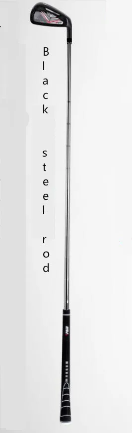Black steel rod PGM Golf Club 7 железная клюшка для гольфа TiG008 для мужской клюшки для гольфа - Цвет: Black steel rod