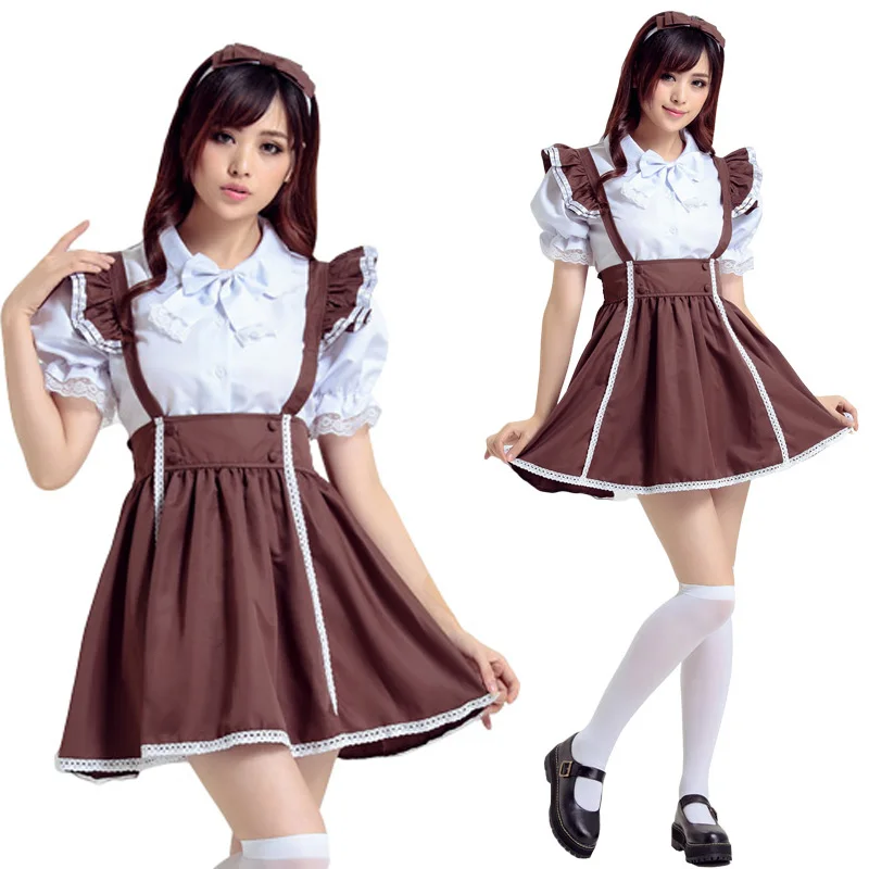 2018 new cosplay Lolita maid dress Japanese cafe coveralls soft sister