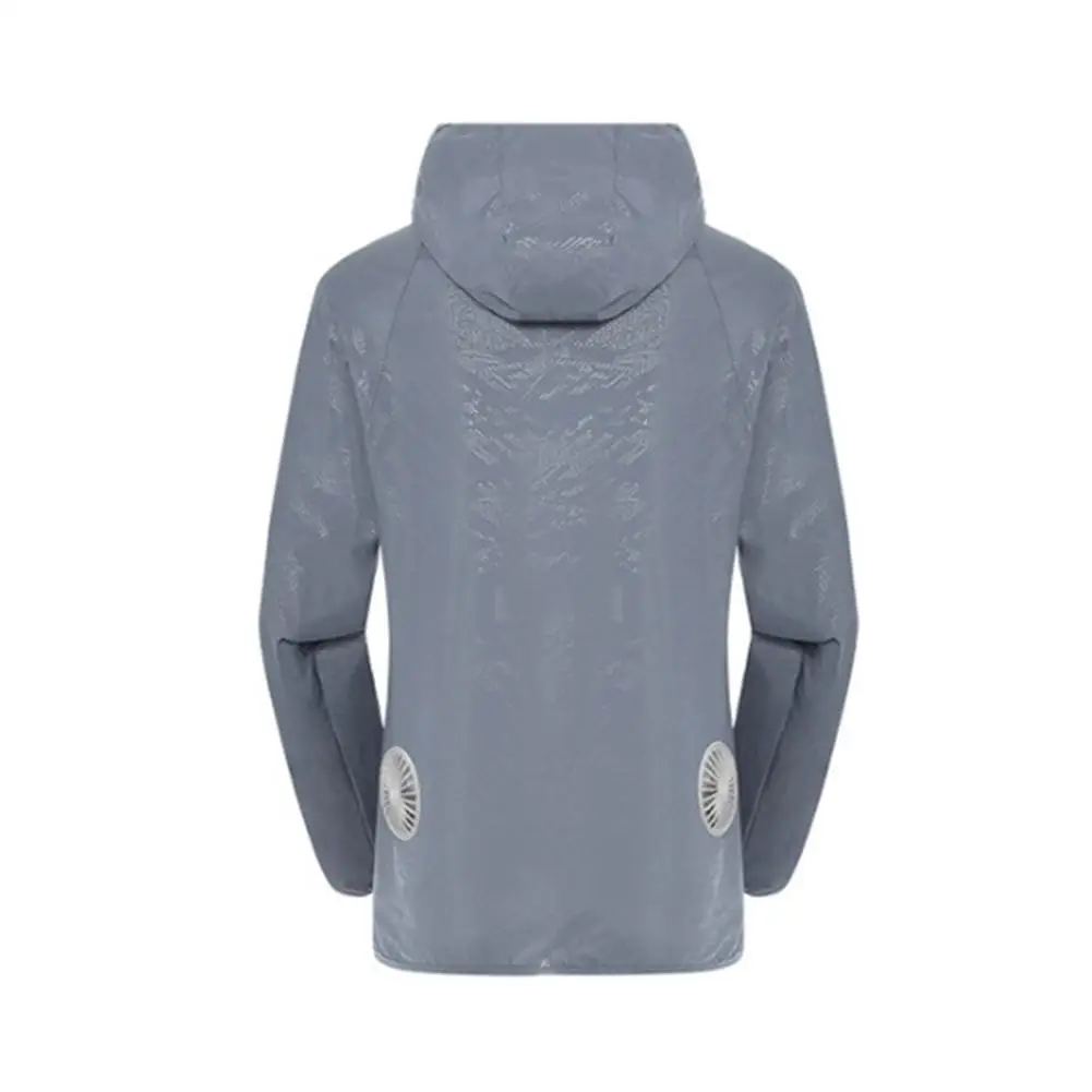 Roupa de Refrigeração Inteligente de Três Velocidades do Serviço do Condicionamento de ar do Verão Terno do Condicionamento de ar de Usb com o Ventilador Conjunto Proteção Wear uv 5 verão conjunto terno do condicionamento de ar