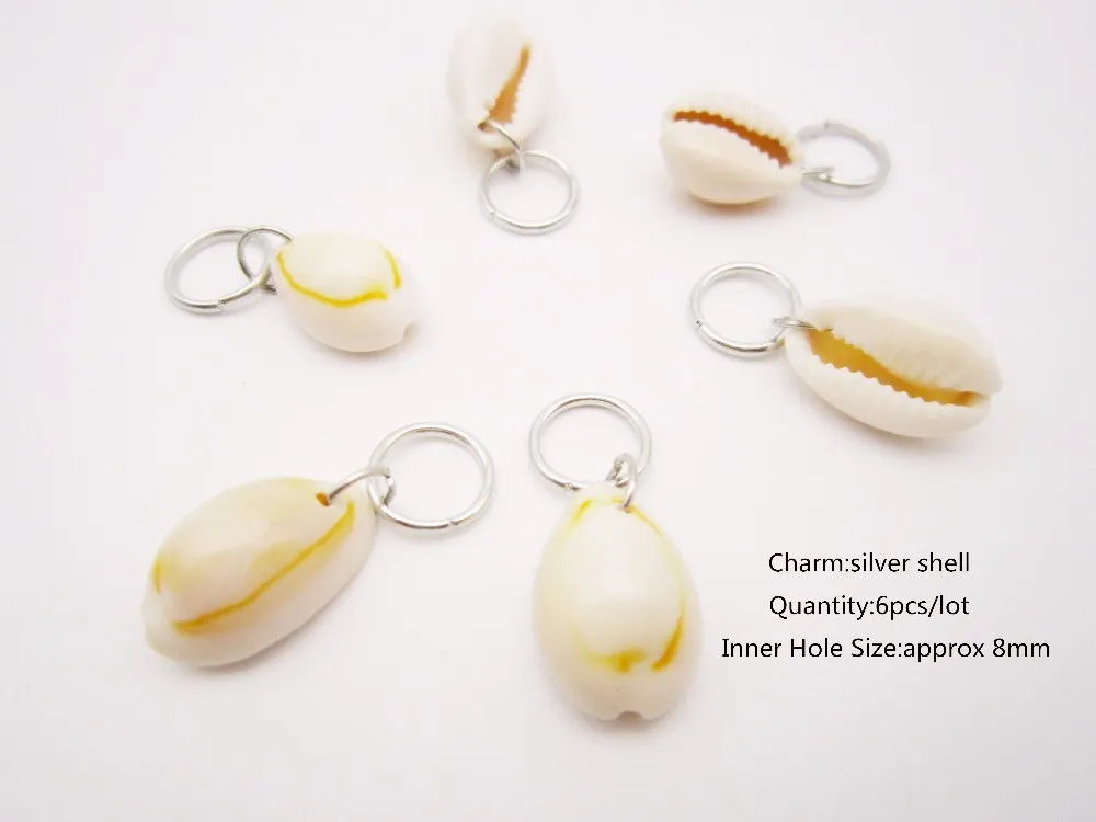 different Charms hair braid dread dreadlock beads clips rings for Hair Styling Accessories 6Pcs/pack approx 8mm inner hole,ring beads,hair braid accessories