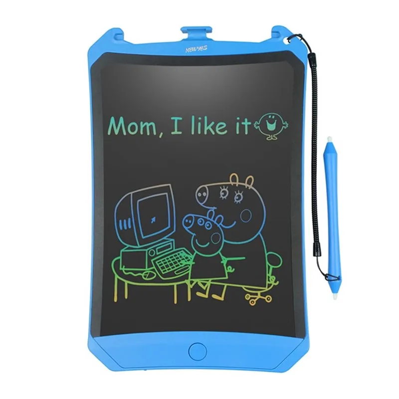 NeWYeS 8,5 ''робот цифровой планшет Lcd доска для рисования Графический электронный блокнот стилус комиксы животные красочный дисплей - Цвет: Blue