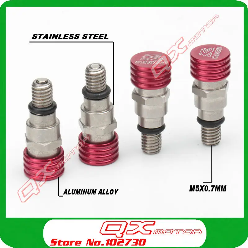 M5*0.8mm Fork Bleeder Relief Valves Fork Relief Valve For CRF YZF KXF