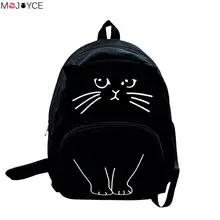 Famous Designers Cute Cat 3D Printing Backpacks Women Canvas Casual Travel Backpack mochila Schoolbags Rucksack Hand Bag Women