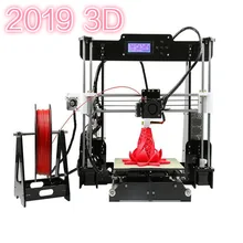 2019 Upgraded Full Cheap Power off printing A8 3d printer high precision Reprap Prusa i3 3D DIY printer kit with LCD