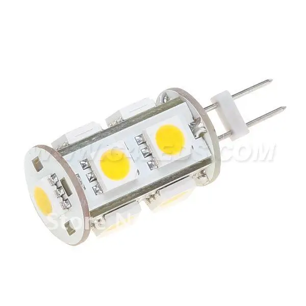 

G4 Base LED Lighting 9led 5050SMD Free shipment Car Bulb Lamp 12VDC Warm White 1pcs/lot