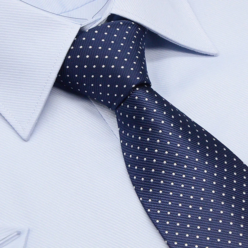 Мужские галстуки Галстук для мужчин Классический полиэфирный тканый клетчатый горошек вечерние галстук модный тонкий 8 см Свадебный деловой мужской повседневный