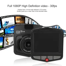 2018 LCD Car DVR Recorder Vehicle Traveling Data Recorder Full 1080P G-Sensor 32GB HDMI HD AVI Video Playback Modes Night Vision