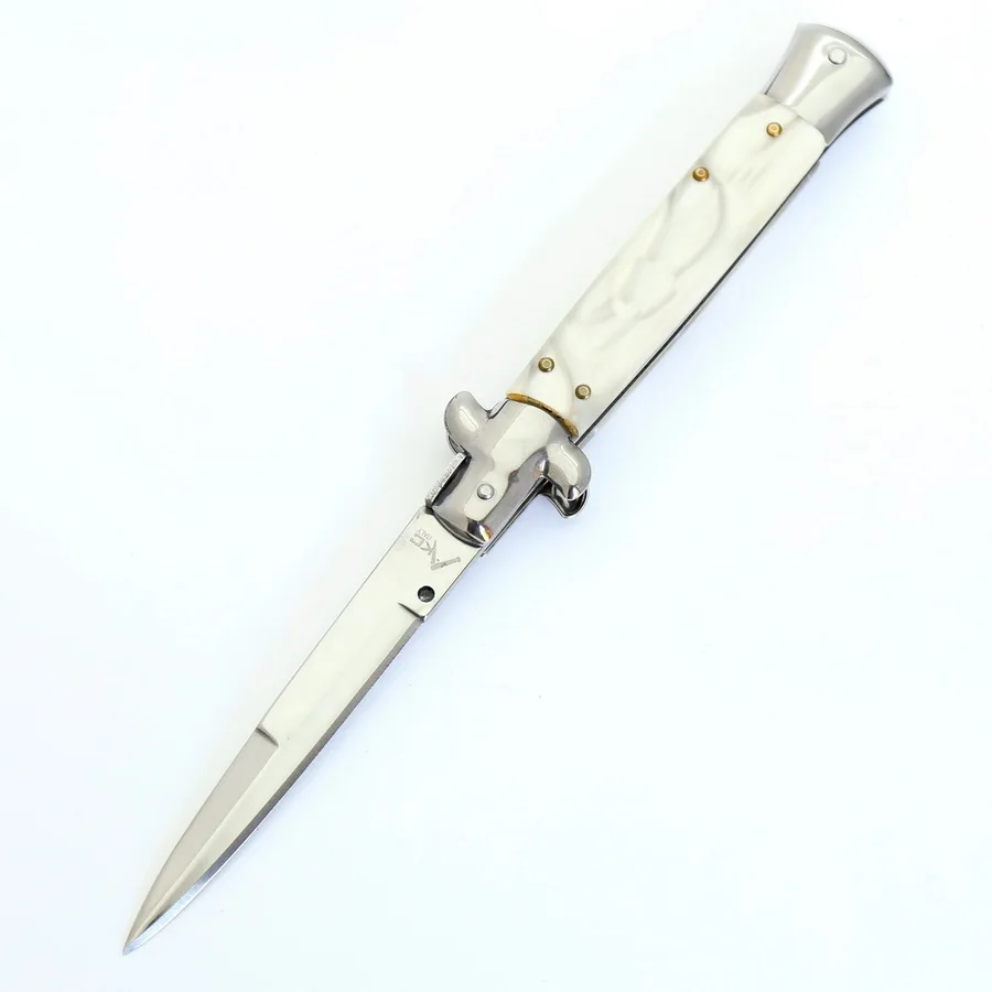 440C стальное лезвие с полимерной ручкой, портативный складной нож, инструменты для быстрого кемпинга, охотничьи Тактические карманные фруктовые ножи - Цвет: A1