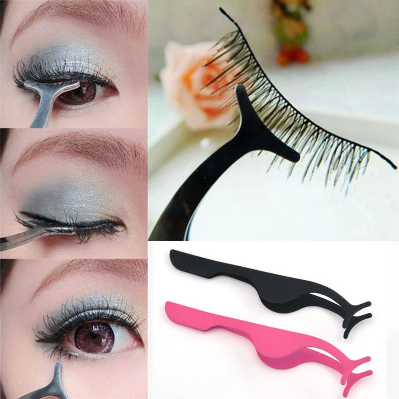 

10.6*1.8cm Eyebrow Tweezer Hot False Metal Eyebrow Tweezer Applicator Remover Clip Tweezer Nipper Profissional Beauty Tools