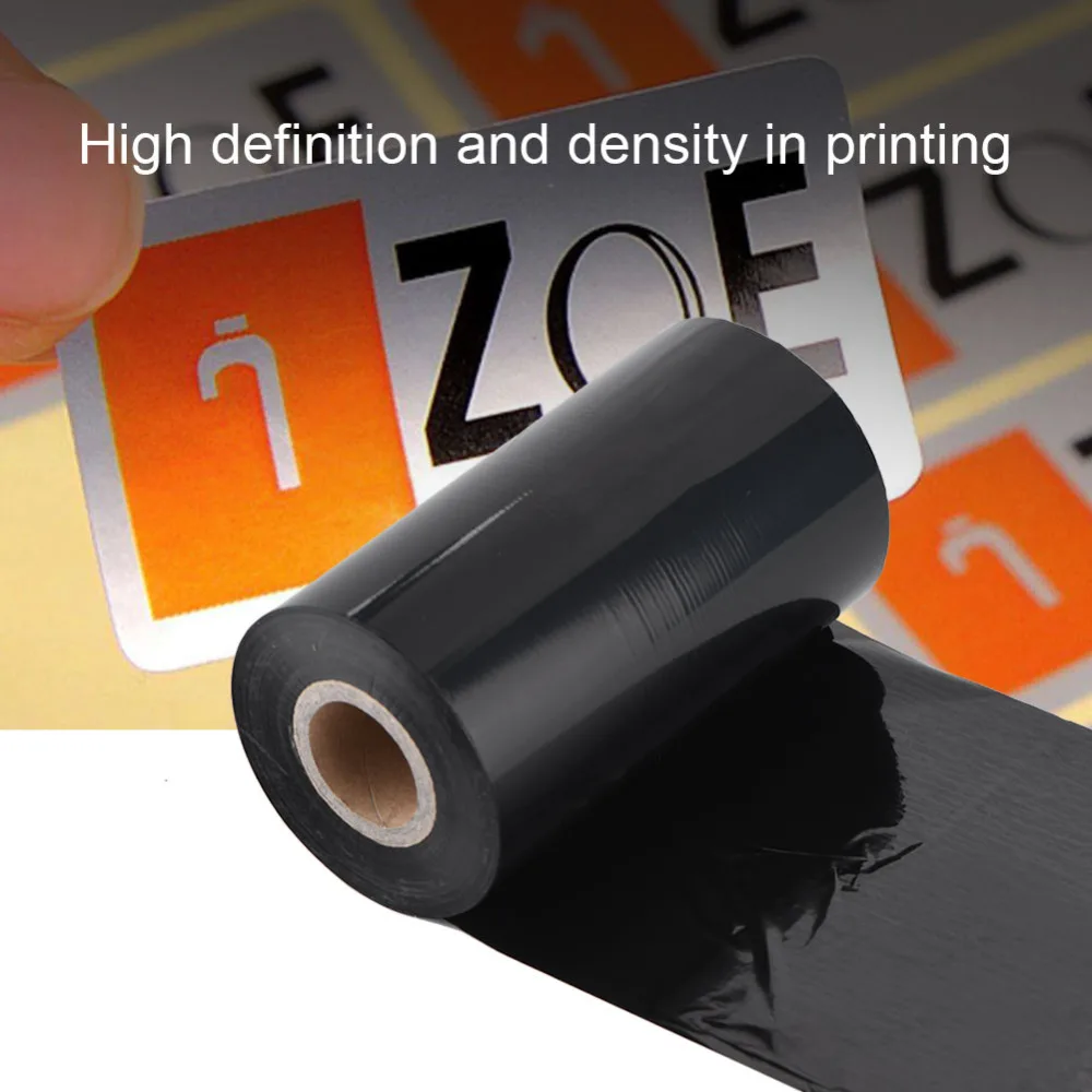 

4.33 x 918 Wax Resin Thermal Transfer Ribbon Printer Label Printing Accessory