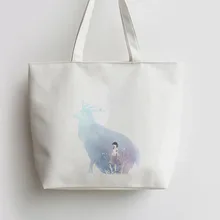 Аниме Принцесса Мононоке Хаяо Миядзаки японского Аниме Холст сумка хозяйственная сумка с изображением мультипликационных героев школьная сумка AN408