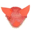 MagiDeal Horse Crochet Fly Veil Breathable Cotton Ear Net / Bonnet / Hood - Various Colors 4