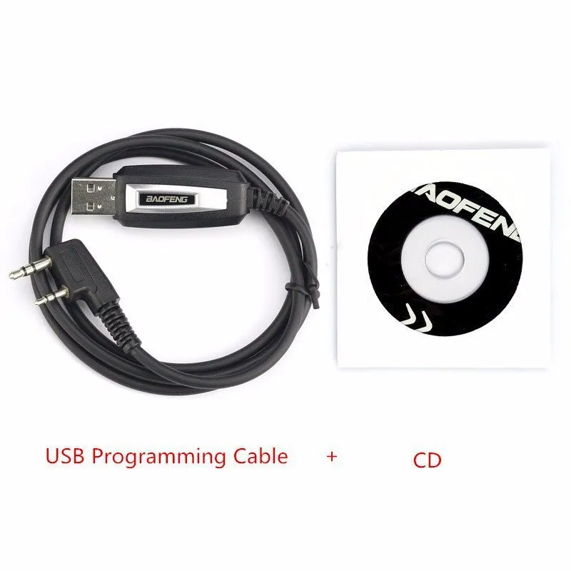 USB Кабель для программирования Baofeng двухстороннее радио UV-5R, BF-888S, BF-F8+ с драйвером CD