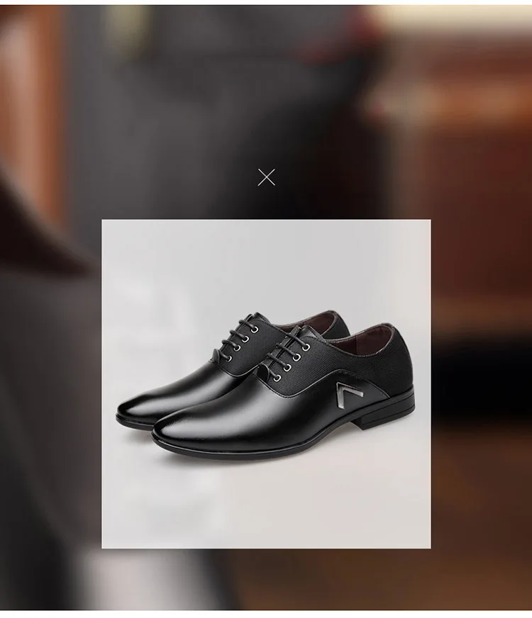couro de luxo moda sapatos de casamento