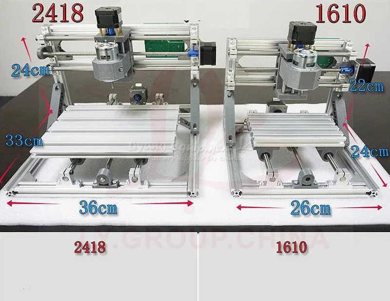 Многофункциональный diy 2 в 1 Мини ЧПУ 2418 профессиональный лазерный гравировальный станок для резки GRBL контроль со стеклом мини-зажимы градусов