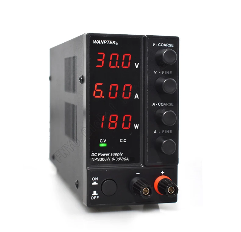 

NPS306W DC regulated power supply Power Display Mini Adjustable Digital 0-30V 0-6A Laboratory Test Power Supply