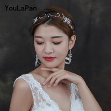 YouLaPan HP160 свадебная тиара Свадебный повязка Кристалл Свадебные аксессуары для волос Свадебные украшения для волос свадебные лентой