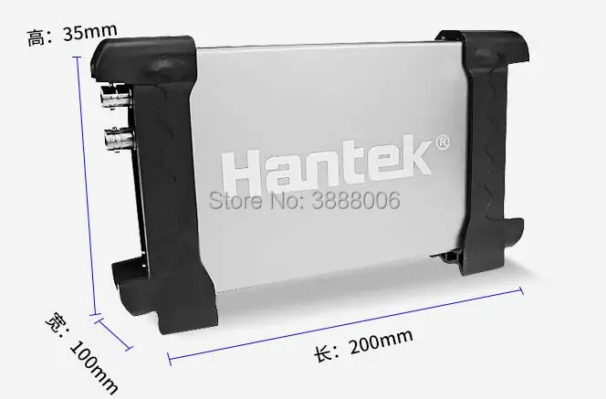 

Original Hantek 6022BE Oscilloscope 2Channels 20MHz 48MSa/s PC USB Digital Storag Oscilloscope Logic Analyzer Oscilloscope