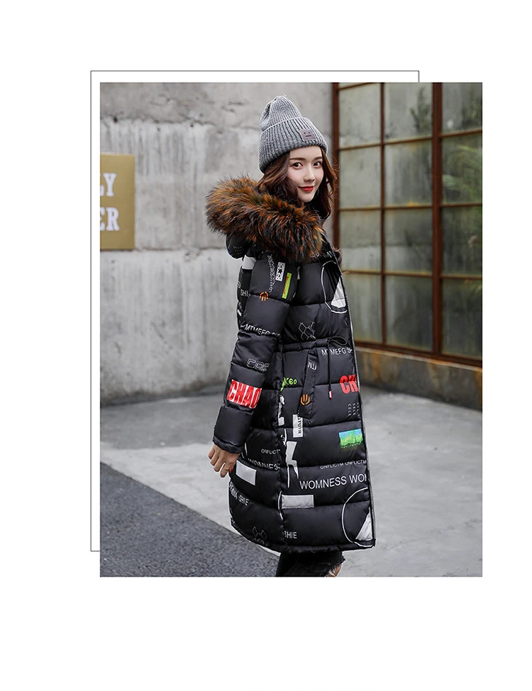 Зимняя женская куртка, теплая утолщенная куртка для женщин, с капюшоном, длинная, двухсторонняя, одежда для женщин, парки, пальто с подкладкой, Chaqueta Mujer