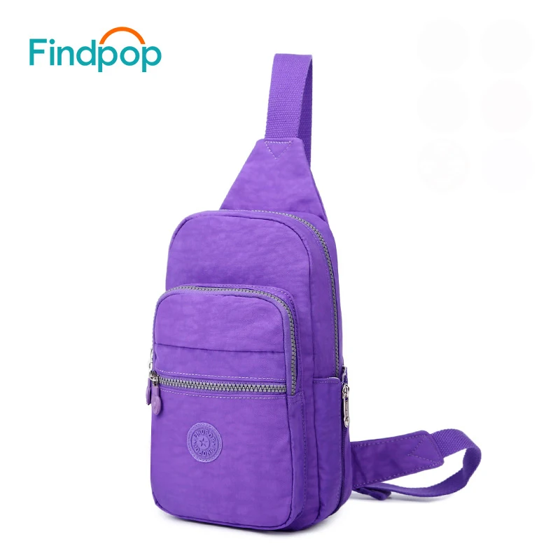 Холщовые нагрудные сумки Findpop для женщин 2017 Модная Портативная женская сумка на