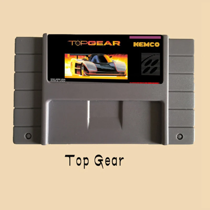 

Top Gear 16 Bit Big Gray Game Card For NTSC Game Player