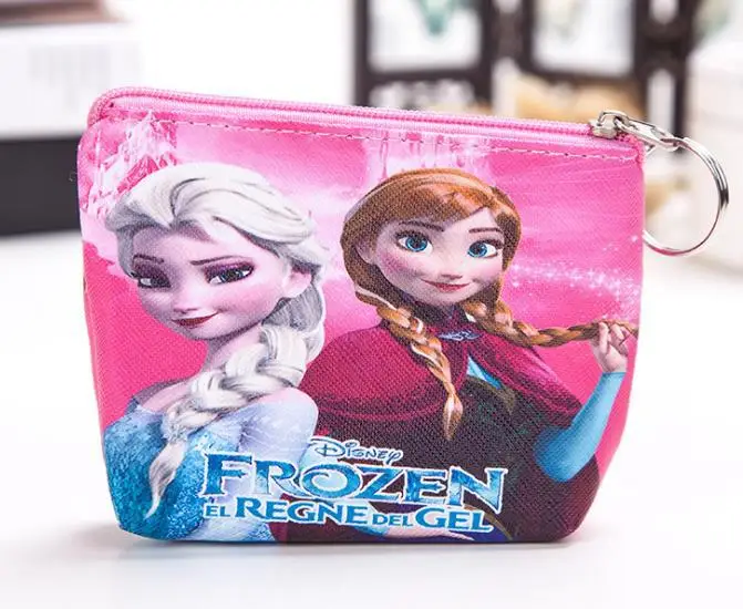 Disney Принцесса Дети Мультфильм Монета ПУ кошелек Русалка замороженная Девушка Монета Сумка Эльза Мальчик сумка Микки клатч плюшевый Кошелек