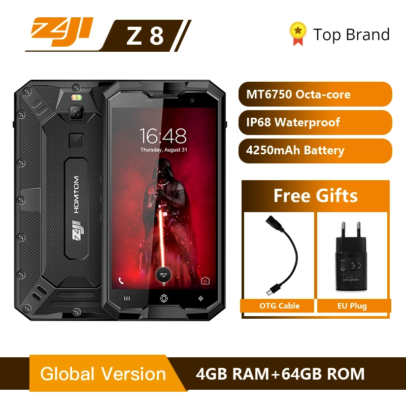 Оригинальный ZJI зоджи Z8 4250 мА/ч 4 Гб Оперативная память 64 Встроенная мобильного