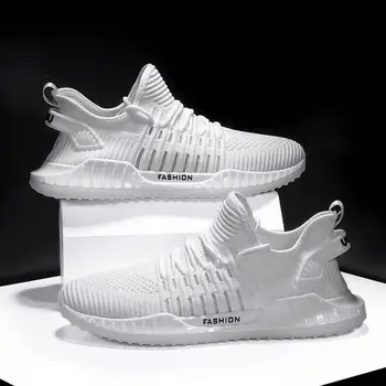 

Men's Casual Shoes 2019 New Men's Shoes Light and Comfortable Breathable Women's Sports Shoes Love Couple Shoes