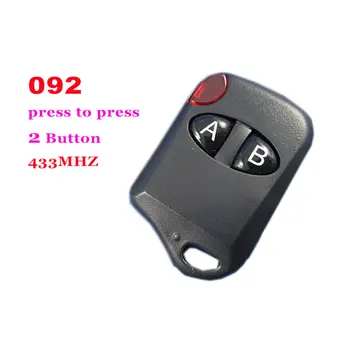

Auto remote control retrofit 092 Model press to press remote control 2 button 433MHZ 10pcs/lot Free Shipping