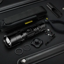 NITECORE P20/P20UV стробоскопический тактический светодиодный фонарь 800 люмен Водонепроницаемый портативный фонарь для кемпинга и охоты