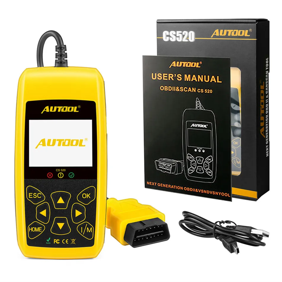 CS520 Car Detector OBD Computer Diagnostic Instrument Reading Card