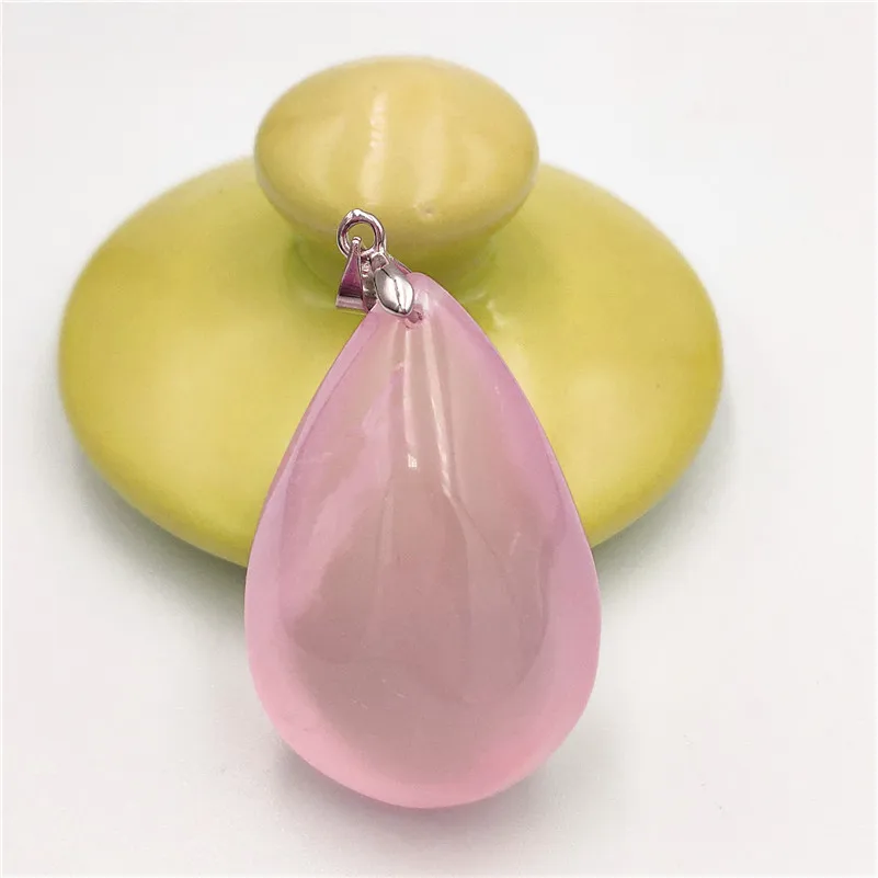 Rose Quartz Pendant Clear Mozambique (1)