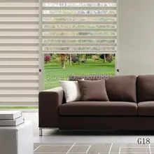 Новые полупрозрачные полиэстер складные полосатые рольставни окна шторы для гостиной 31 В W* 48 в L 5 цветов