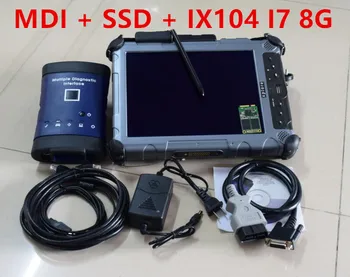 

programming laptop xplore ix104 for G-M MDI multipler diagnostic interface scanner with wifi wifi card included