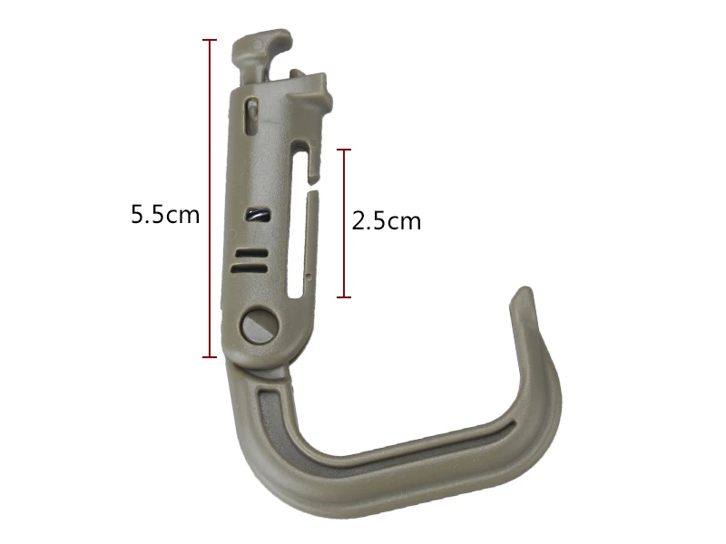 Пластиковый D стопорное кольцо Пряжка для рюкзака Открытый Карабин брелок защелкивающийся ключ Молл крепление военный замок инструмент