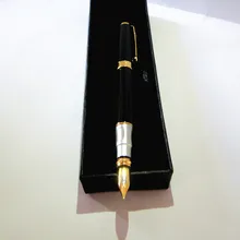 Great quality Fountain Pen 40g/pc in black color with cute gift box wholesale executive gifts can custom with your company brand great debates in company law