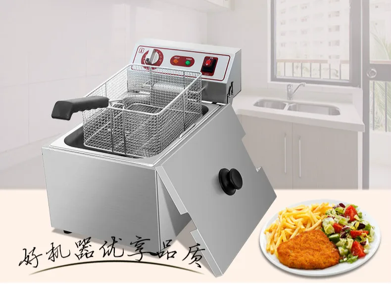 US $361.50 Electric Deep Fryers Electric blast furnace commercial oil frying pan thickened with 17L electric fryer Fried NEW