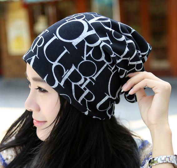 Women Men Beanies Fashion Letter Cotton Hat Unisex Warm Winter Leisure Hat Chapeu Feminino Caps High Quality Casual Hats