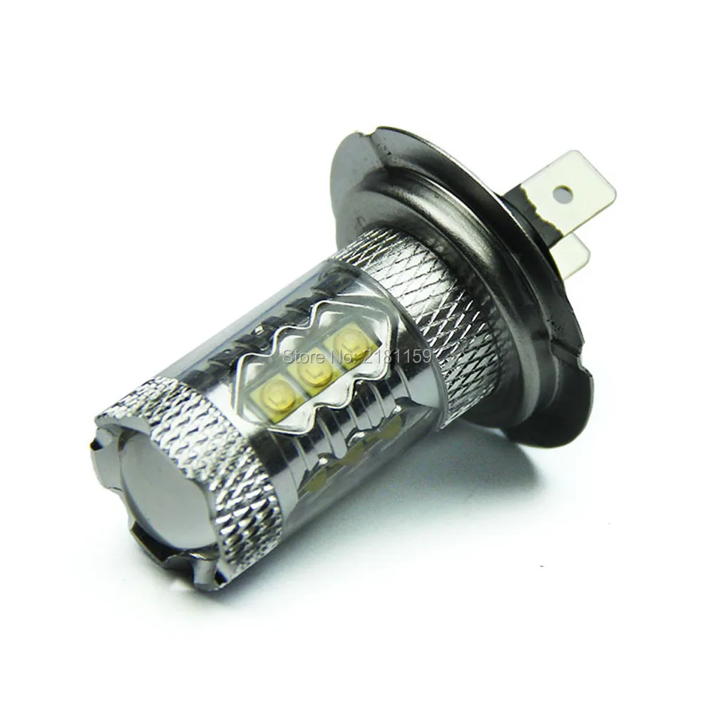 

2Pcs better quality H7 Auto led fog lamp bright turn signals car DRL parking light led driving lamp daytime running light 6000K