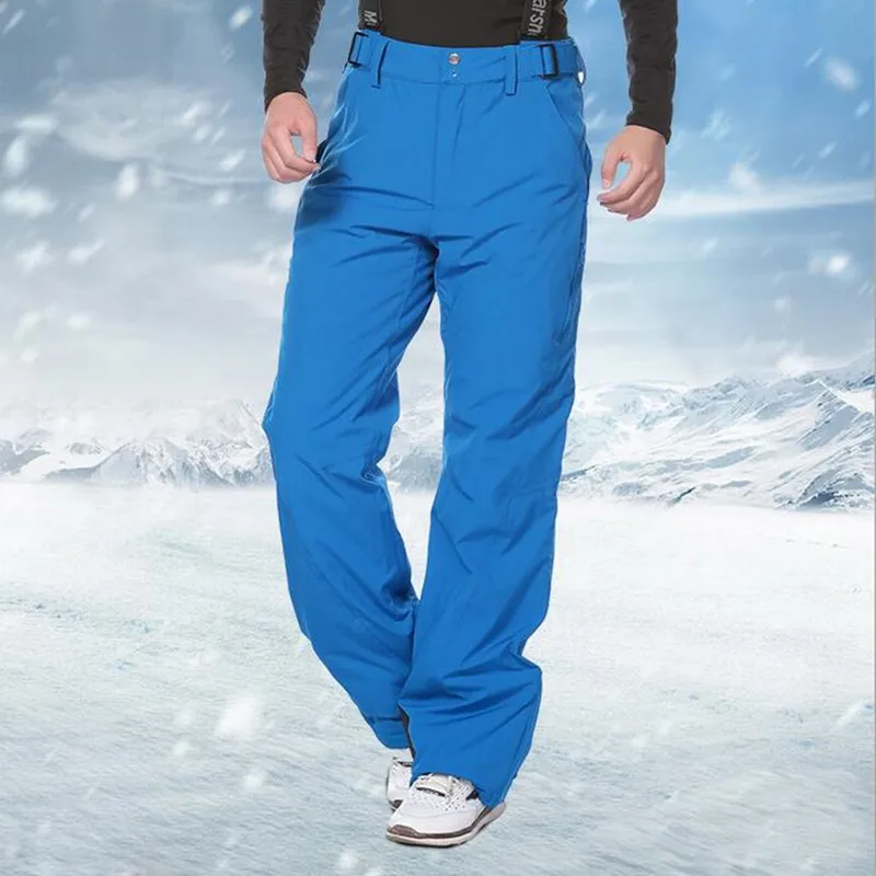 Men's Skiing Pants Winter Waterproof Snowboard Pants Warm With Space Cotton Trousers Outdoor