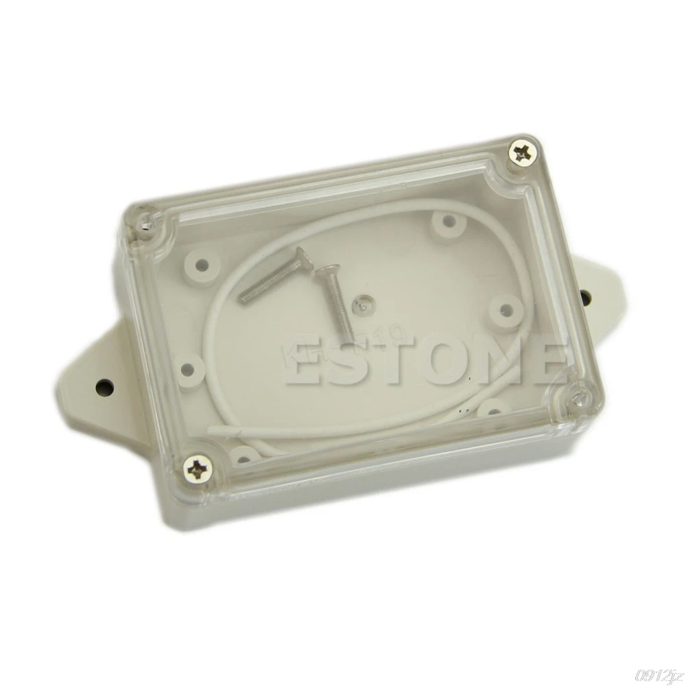 

Plastic Waterproof Clear Cover Electronic Project Box Enclosure Case 85*58*33MM New Drop ship Dls HOmeful qiang