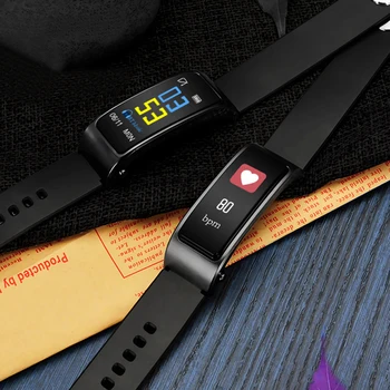 

New Arrival 0.96 Inch IPS Smart Wristband with Bluetooth Headset USB Charging Port Fitness Tracker TPU Band High