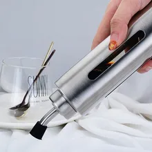 225 мл многоразового использования из нержавеющей стали 304 квадратных масляных банок для барбекю и кухни бутылка оливкового масла салатное Масло дозатор уксуса Cruet и Pourer