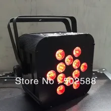 HO& хорошего качества RGBWA 5в1 беспроводный светодиодный сценический светильник плоский par свет, батарея питания беспроводный светодиодный сценический светильник par light