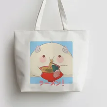 Ramen сюжеты из японского аниме Tote сумки Сумка для покупок с персонажем из мультфильма школьная сумка многоразовая шоппер продуктовая сумка GA1204