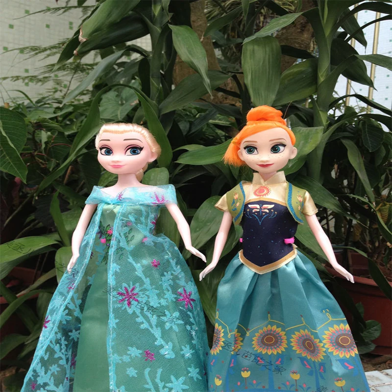 Movies TV toys hobbies Frozen plush new generation of snow Princess girl birthday gift children's toys snow romance doll
