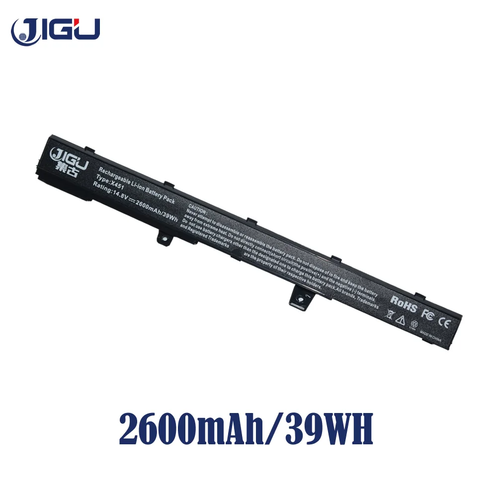 JIGU ноутбука Батарея A41N1308 A31N1319 0B110-00250100 для Asus X451 X551 X451C X451CA X551C X551CA серии