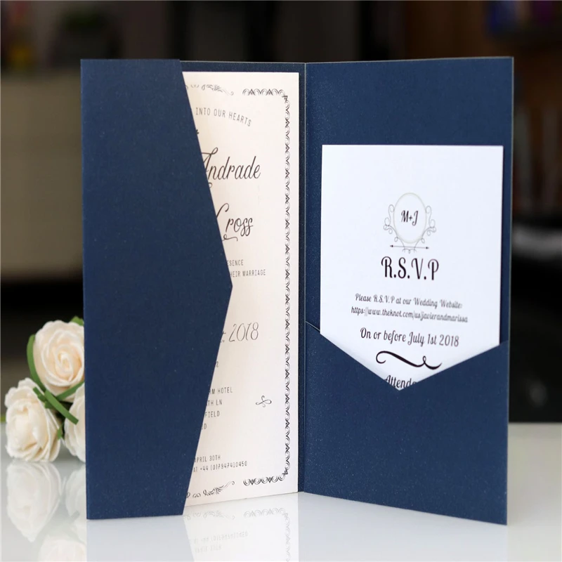 10 шт. приглашения на свадьбу Европейский сплошной цвет свадебные пригласительные карты с конвертом и внутренней страницы